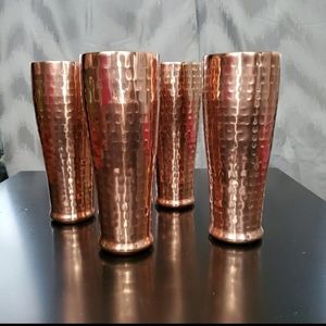 Four Matching Tall Cups